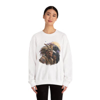 Ancient Inca Shaman with Condor Companion Unisex Sweatshirt