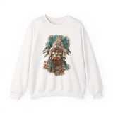 Maya Warrior Watercolor Portrait Unisex Hoodie