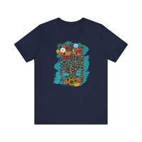 Wild Desert Bloom Cactus Illustration Unisex T-Shirt