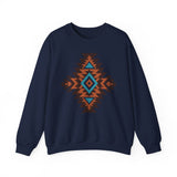Boho Aztec Geometric Totem Pattern Illustration Unisex Sweatshirt