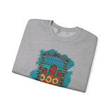 Glitter Serape Cactus on Leopard Burst Illustration Unisex Sweatshirt
