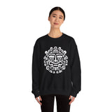 Andean Dual God Symmetry Tribal Glyph Style Unisex Sweatshirt
