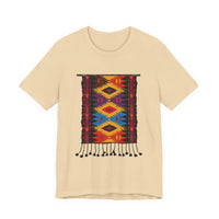 Indigenous Andean Geometric Textile Pattern Unisex T-Shirt