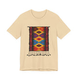 Indigenous Andean Geometric Textile Pattern Unisex T-Shirt