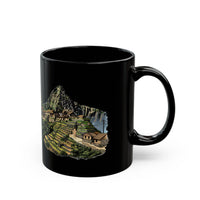 Andean Heritage Machu Picchu Village Black Mug