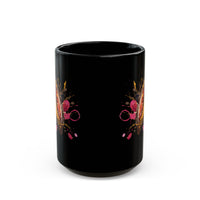 Mesoamerican Cacao Splash Graphic Black Mug