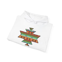 Sacred Geometric Textile Pattern Illustration Unisex Hoodie