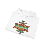 Sacred Geometric Textile Pattern Illustration Unisex Hoodie