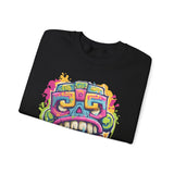 Graffiti Mayan Skull Cartoon Style Unisex Sweatshirt