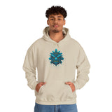 Tlaloc Rain God Tribal Glyph Style Unisex Hoodie
