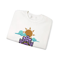 Eye of the Sun Pyramid Illustration Unisex Sweatshirt