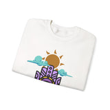 Eye of the Sun Pyramid Illustration Unisex Sweatshirt