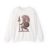 Young Warrior Glyph Pre-Hispanic Style Unisex Sweatshirt