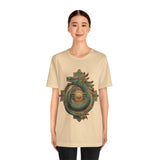 Quetzalcoatl Feathered Sun Glyph Unisex T-Shirt