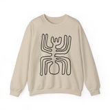 Nazca Lines Style Spider Unisex Sweatshirt