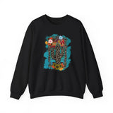Wild Desert Bloom Cactus Illustration Unisex Sweatshirt