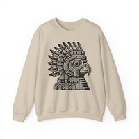 Aztec Eagle Pyramid Emblem Unisex Sweatshirt