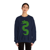Jade Snake Spiral Unisex Sweatshirt