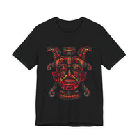Aztec Fire Warrior Mask Unisex T-Shirt