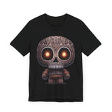 Tribal Glow Chibi Aztec Skull Unisex T-Shirt