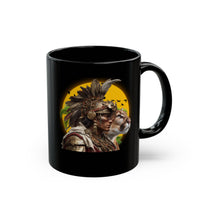 Ancient Inca Puma Sentinel Black Mug