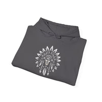 Sacred Tribal Chief Emblem Illustration Unisex Hoodie