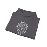 Sacred Tribal Chief Emblem Illustration Unisex Hoodie