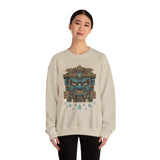 Tlaloc Rain God Stone Face Glyph Unisex Sweatshirt