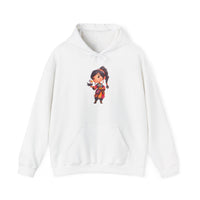 Chibi Inca Girl with Baby Condor Unisex Hoodie