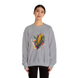 Maya Corn Mural Street Art Unisex Sweatshirt