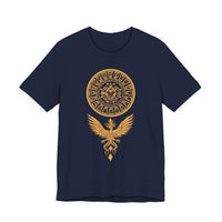 Shadow Phoenix Tribal Emblem Illustration Unisex T-Shirt