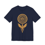 Shadow Phoenix Tribal Emblem Illustration Unisex T-Shirt