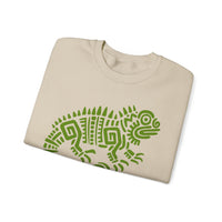 Mayan Aztec Totem Symbol of Iguana Unisex Sweatshirt
