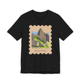 Stamp Machu Picchu Peru Unisex T-Shirt