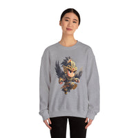 Chibi Falcon Warrior Inca Armor Unisex Sweatshirt