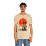 Tikal Sunset Temple Minimalist Art Unisex T-Shirt