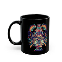 Ancient Mesoamerican Ceremonial Vessel Black Mug