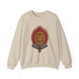 Aztec Warrior Priestess in Eagle Headdress Unisex Sweatshirt