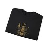 Golden Shaman Tribal Symbol Line Art Unisex Sweatshirt