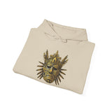 Aztec Golden Feather Headdress Mask Unisex Hoodie