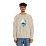 Lake Titicaca Minimalist Landscape Unisex Sweatshirt