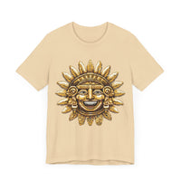 Pixel Art Inca Sun God 8-Bit Retro Style Unisex T-Shirt