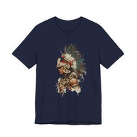 Watercolor Tribal Aztec Warrior Unisex T-Shirt