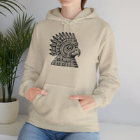 Aztec Eagle Pyramid Emblem Unisex Hoodie