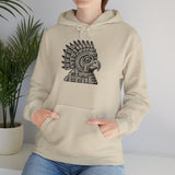Aztec Eagle Pyramid Emblem Unisex Hoodie