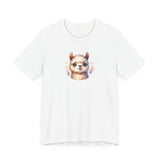 Inca Andean Llama Baby Face Illustration Unisex T-Shirt