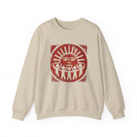 Radiant Tribal Sun Worship Inca Style Unisex Sweatshirt