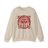 Radiant Tribal Sun Worship Inca Style Unisex Sweatshirt