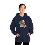 Maya Elder Warrior Watercolor Portrait Unisex Hoodie