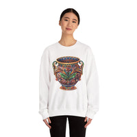 Mesoamerican Ornate Ceremonial Urn Unisex Sweatshirt